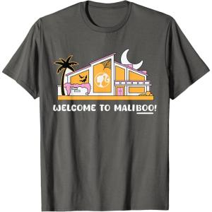 imageBarbie  Welcome to Maliboo TShirtAsphalt Grey