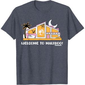 imageBarbie  Welcome to Maliboo TShirtHeather Blue