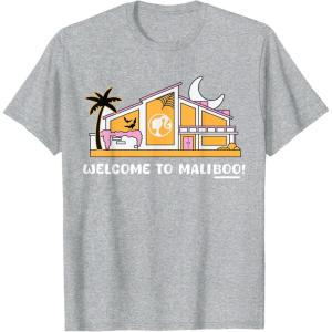 imageBarbie  Welcome to Maliboo TShirtHeather Grey