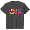imageBarbie  Candy Please TShirtDark Heather Grey