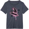 imageBarbie  Witch Hat TShirtHeather Blue