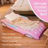 imageFUNBOY Barbie Kids Sleepover Travel Bed ampamp Air Mattress Perfect for Sleepovers Includes Carrying Storage Bag TwinBarbie Convertible