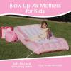 imageFUNBOY Barbie Kids Sleepover Travel Bed ampamp Air Mattress Perfect for Sleepovers Includes Carrying Storage Bag TwinPink