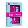 imageUNbrush Barbie Detangling Brush Duo  Shine Bright  PinkBlue