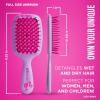 imageUNbrush Barbie Detangling Brush Duo  Shine Bright  PinkPurple