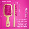 imageUNbrush Barbie Detangling Brush Duo  Shine Bright  PinkYellow