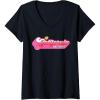imageWomens Barbie  California Dreamin VNeck TShirtBlack