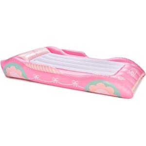 imageFUNBOY Barbie Kids Sleepover Travel Bed ampamp Air Mattress Perfect for Sleepovers Includes Carrying Storage Bag TwinPink