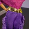 imageBarbie Signature Doll Debbie Allen Tribute Collection Posable Doll with OffShoulder Top Gold Belt and Purple Fringe Pants with Leg Warmers
