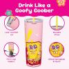 imageDragon Glassware x Barbie Vacuum Insulated Tumbler with Lid and Straw  24 oz Tumbler Cup with 2 Straws  Stainless Steel Tumbler with Straw for Water Iced Tea  Travel Coffee Tumbler  Love Out LoudSpongeBob  Pink