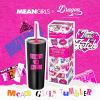 imageDragon Glassware x Barbie Vacuum Insulated Tumbler with Lid and Straw  24 oz Tumbler Cup with 2 Straws  Stainless Steel Tumbler with Straw for Water Iced Tea  Travel Coffee Tumbler  Love Out LoudMean Girls  Fetch