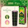 imageDragon Glassware x Barbie Vacuum Insulated Tumbler with Lid and Straw  24 oz Tumbler Cup with 2 Straws  Stainless Steel Tumbler with Straw for Water Iced Tea  Travel Coffee Tumbler  Love Out LoudWICKED  EG