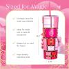 imageDragon Glassware x Barbie Vacuum Insulated Tumbler with Lid and Straw  24 oz Tumbler Cup with 2 Straws  Stainless Steel Tumbler with Straw for Water Iced Tea  Travel Coffee Tumbler  Love Out LoudWICKED  Glinda