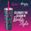 imageDragon Glassware x Barbie Vacuum Insulated Tumbler with Lid and Straw  24 oz Tumbler Cup with 2 Straws  Stainless Steel Tumbler with Straw for Water Iced Tea  Travel Coffee Tumbler  Love Out LoudBarbie  Christmas