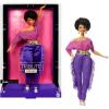 imageBarbie Signature Doll Debbie Allen Tribute Collection Posable Doll with OffShoulder Top Gold Belt and Purple Fringe Pants with Leg Warmers