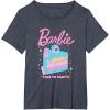 imageBarbie Birthday Sprinkles ampamp Cake TShirtHeather Blue
