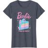 imageBarbie Birthday Sprinkles ampamp Cake TShirtHeather Blue
