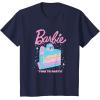 imageBarbie Birthday Sprinkles ampamp Cake TShirtNavy Blue