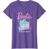 imageBarbie Birthday Sprinkles ampamp Cake TShirtPurple Heather