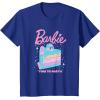 imageBarbie Birthday Sprinkles ampamp Cake TShirtRoyal Blue