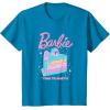 imageBarbie Birthday Sprinkles ampamp Cake TShirtSapphire Blue