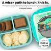 imageYoobi Barbie X Pink Bento Box ampamp Ice Pack  3 Compartment Lunch Box Dishwasher ampamp Microwave Safe Food ampamp Snack Container for Kids ampamp Tweens  BPA ampamp PVC Free LeakproofStar Wars The Mandalorian