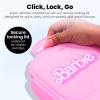 imageYoobi Barbie X Pink Bento Box ampamp Ice Pack  3 Compartment Lunch Box Dishwasher ampamp Microwave Safe Food ampamp Snack Container for Kids ampamp Tweens  BPA ampamp PVC Free LeakproofBarbie