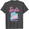 imageBarbie Birthday Sprinkles ampamp Cake TShirtDark Heather Grey