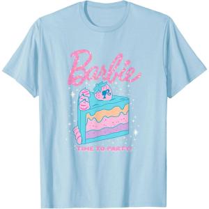 imageBarbie Birthday Sprinkles ampamp Cake TShirtBaby Blue