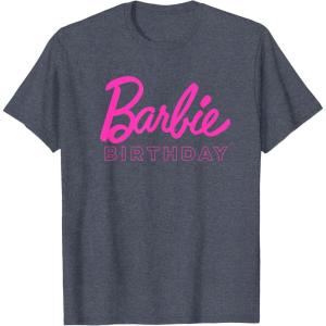 imageBarbie Birthday TShirtHeather Blue