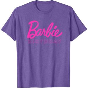 imageBarbie Birthday TShirtPurple Heather