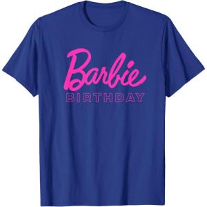 imageBarbie Birthday TShirtRoyal Blue