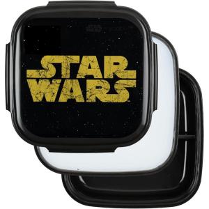 imageYoobi Barbie X Pink Bento Box ampamp Ice Pack  3 Compartment Lunch Box Dishwasher ampamp Microwave Safe Food ampamp Snack Container for Kids ampamp Tweens  BPA ampamp PVC Free LeakproofStar Wars