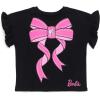 imageBarbie Girls TShirt and Leggings Outfit Set Toddler to Big Kid Sizes 2T  1416Black  Hot Pink