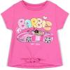 imageBarbie Girls TShirt and Leggings Outfit Set Toddler to Big Kid Sizes 2T  1416Fuchsia Pink  Tie Dye