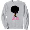 imageBarbie  Afro Barbie SweatshirtHeather Grey
