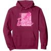 imageBarbie  Barbie Pink Core Pullover HoodieBurgundy