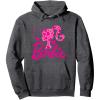 imageBarbie  Heart Logo Pullover HoodieDark Heather Grey