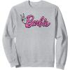 imageBarbie  Pink Leopard Print Logo SweatshirtHeather Grey