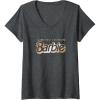 imageWomens Barbie  Limited Edition VNeck TShirtDark Heather Grey