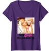 imageWomens Barbie  This Barbie Needs Coffee VNeck TShirtPurple