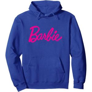 imageBarbie  Barbie Classic Logo Pullover HoodieRoyal Blue