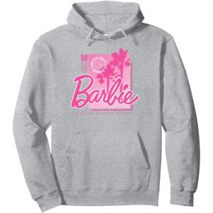 imageBarbie  Barbie Pink Core Pullover HoodieHeather Grey