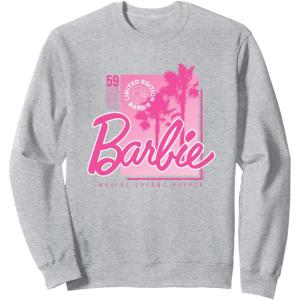 imageBarbie  Barbie Pink Core SweatshirtHeather Grey