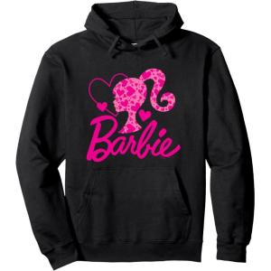 imageBarbie  Heart Logo Pullover HoodieBlack