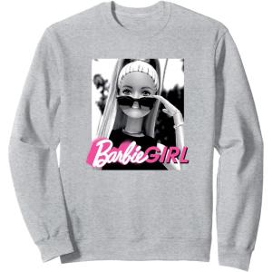 imageBarbie  Sunglasses Barbie Girl SweatshirtHeather Grey
