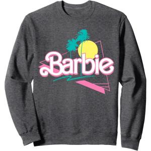 imageBarbie 90s Retro Logo SweatshirtDark Heather Grey