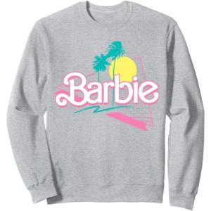 imageBarbie 90s Retro Logo SweatshirtHeather Grey