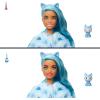 imageBarbie Cutie Reveal Doll Snowflake Sparkle Series Owl Plush Costume 10 Surprises Including Mini Pet ampamp Color ChangeHusky