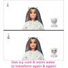 imageBarbie Cutie Reveal Doll Snowflake Sparkle Series Owl Plush Costume 10 Surprises Including Mini Pet ampamp Color ChangePolar Bear